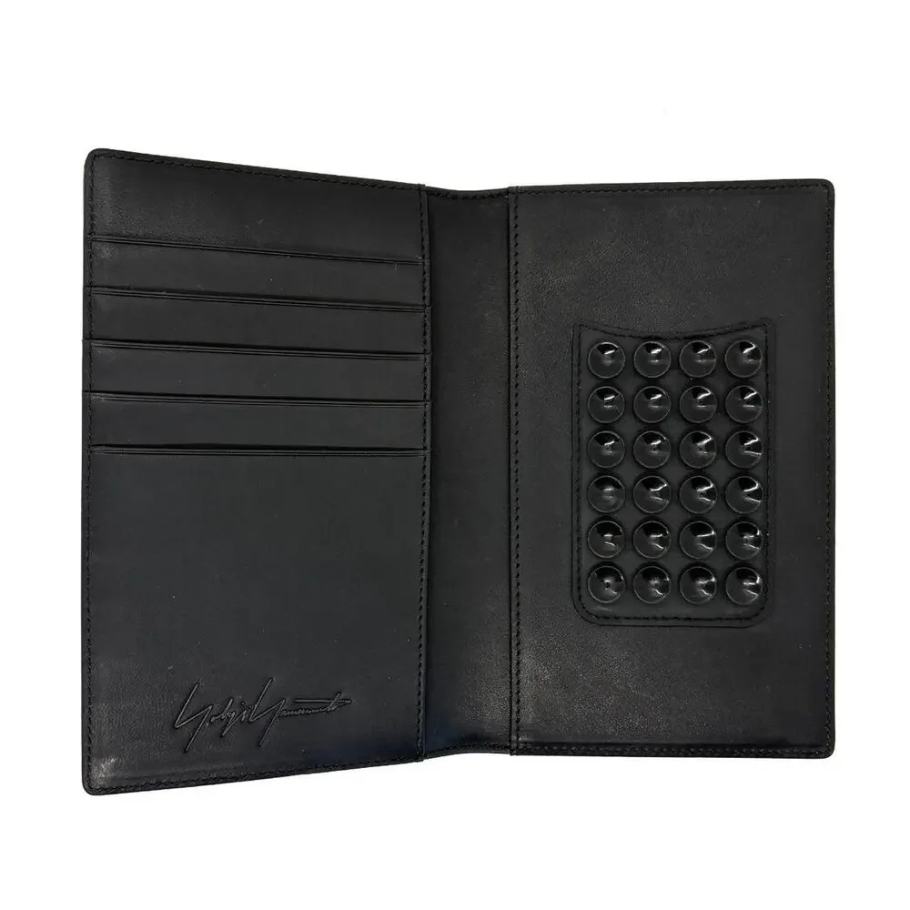 Yohji Yamamoto Pour Homme Leather Cellphone Case Black